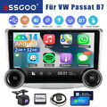 32G Android 14 KAM+ Für VW Passat B7 2010-2015 10" Autoradio Carplay GPS Navi BT