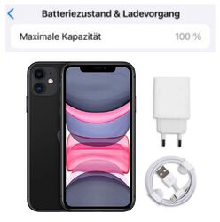 Apple iPhone 11 - 64 128 256GB - SEHR GUT - 100% BATT. - Schwarz Weiß Rot Violet