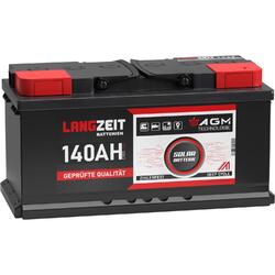 AGM Batterie 140Ah 12V Solarbatterie 120Ah 130Ah Wohnmobil Batterie Akku Boot 