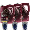 12L Motoröl MANNOL Energy Combi LL 5W-30 3x Motor Doctor ADDITIV