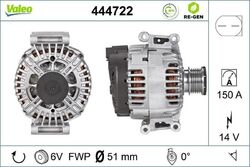 VALEO Generator 444722 für MERCEDES-BENZ