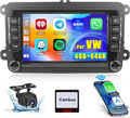 4+64GB Android13 Carplay Autoradio GPS Kamera für VW GOLF 5 6 Passat Touran Polo