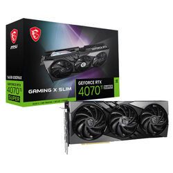 MSI GeForce RTX 4070 Ti Super Gaming X Slim Grafikkarte - DLSS 3 fähig 