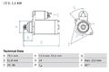 Bosch Starter 0986020230 für Audi Skoda VW Seat TT + Roadster + Q3 + A3 07-16