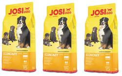 Josera Hundefutter JosiDog Economy Trockenfutter für Adult Hunde 3x15kg