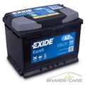 EXIDE AUTOBATTERIE 12V 62Ah STARTERBATTERIE 540A EB620 EXCELL 