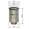 BOSCH Kraftstofffilter für KIA CARNIVAL I,K2500,K2700,PREGIO; ISUZU TROOPER I