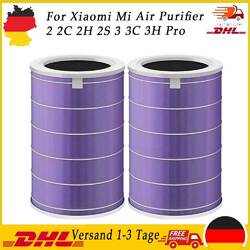 2 Ersatz Filter Antibacterial für Xiaomi Mi Air Purifier 3C 2S Luftreiniger DHL