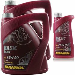 9 L Original MANNOL Getriebeöl Basic Plus 75W-90 API GL 4+ Gear Oil 11192129