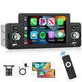 Autoradio 1Din Apple Carplay Android Auto Navi Touchscreen BT FM USB Kamera