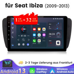 Für Seat Ibiza IV 6J 6P 2009-2013 Autoradio GPS Sat Navi WIFI Android 12 Carplay