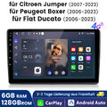 6+128G 9" Android 13 Carplay Auto Radio Fiat Ducato/Peugeot Boxer/Citroen Jumper