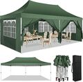 Pavillon 3x3-3x6m Wasserdicht Faltpavillon Pop Up Partyzelt Gartenzelt Pavilion