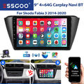 4+64G Für Skoda Fabia 3 III 2014-2020 Android 13 Carplay Autoradio BT GPS BT SWC