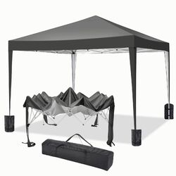 Pavillon 3x3m Faltpavillon Gartenzelt UV-Schutz 50+ Pop-Up Zelt Partyzelt Fest