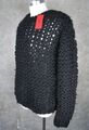 HUGO BOSS RED WOLL STRICK PULLOVER XXL SHALLOT FASHION SWEATER HEAVY CHUNKY KNIT