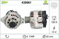 VALEO LICHTMASCHINE GENERATOR 120A passend für OPEL ASTRA INSIGNIA ZAFIRA |