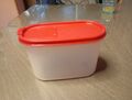 Tupperware Eidgenosse 1,1l, 2-tlg Deckel  Vorratsbehälter Rot