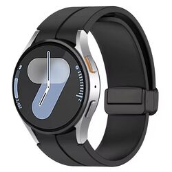 Silikon Magnet Armband für Samsung Galaxy Watch 7 FE 6 5 4 40/44mm 5 Pro 45mm DE