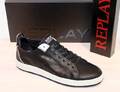 REPLAY Leder-Sneaker Schnürer Halbschuh Hyperflex - BLOG CITY Black - Neu&OVP!