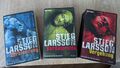 Stieg Larsson Millenium Trilogie Verblendung, Verdammnis,  Vergebung