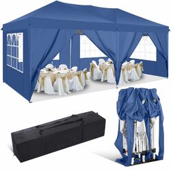 Falt Pavillon wasserdicht 3x3m~3x6m Partyzelt Popup Gartenpavillon UV-Schutz NEU