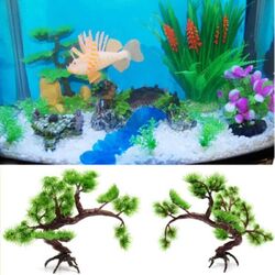 Aquarium Wasserpflanzen  Aquarien Künstliche Pflanze Kunstpflanze Bonsai