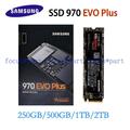 Samsung V-NAND SSD 970 EVO Plus 1TB 2TB 500GB 250GB M.2 NVMe für Laptop/ Desktop