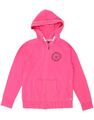 Tommy Hilfiger Mädchen Graphic Zip Hoodie Pullover 15-16 Jahre XL Rosa Baumwolle XR12