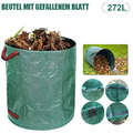 3x 272 Liter Gartensack Set Laubsack Rasensack Gartenabfallsack Gartentasche XXL