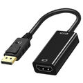 DisplayPort zu HDMI Adapter Stecker DP zu Buchse HDMI Konverter DP to HDMI 4K