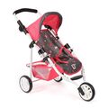 Bayer Chic 2000 Puppen Jogging-Buggy LOLA Butterfly Koralle TOP