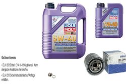 MAHLE Ölfilter 6 L LIQUI MOLY 5W-40 High Tech für Subaru Legacy III Impreza