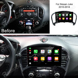 Autoradio für Nissan Juke YF15 2010-2017 9" Carplay Android 11 GPS Navi SWC Wifi