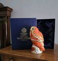 Royal Worcester - Tawny Owl Candle Snuffer - Connoisseur Collection - Boxed