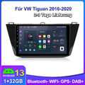 Für VW Tiguan 2016-2020 Android 13 Autoradio GPS NAVI SWC RDS WIFI BT DAB+ 1+32G