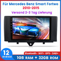 Für Mercedes Benz Smart Fortwo 2010-2015 Android Autoradio GPS NAVI BT DAB+ 32GB