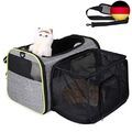 TAMOWA Transportbox Katze Transportbox Hund Faltbare Hundetragetasche, Faltbare