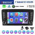 7'' 2+32G Android 13 Autoradio Carplay GPS DVR MIK KAM Für Audi A3 S3 RS3 8V 8PA