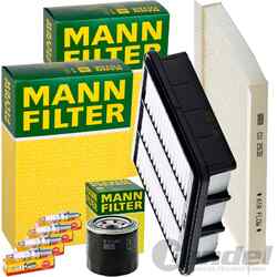 MANN FILTER INSPEKTIONSPAKET passend für HYUNDAI i30 FD 1.1+1.6 2.0 bis 12.08