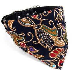 Pu-Leder-Hunde-Kätzchen-Welpen-Katzen-Bandana-Halsband Verstellbarer Schal N
