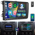 Für VW GOLF 5 6 Touran Polo Tiguan 9" Android 13 Autoradio Carplay GPS 2+32G