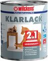 (€12,33/l) 750 ml Wilckens 2in1 KLARLACK seidenmatt/glänzend geruchsarm