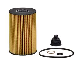 MANN-FILTER Ölfilter HU 8007 z KIT Filtereinsatz mit Wasserablassschraube für X5