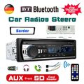 1DIN AUTORADIO MIT BLUETOOTH FREISPRECHEINRICHTUNG USB AUX SD MP3  Fernbedienung