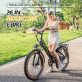 26 Zoll Elektrofahrrad 750W E-Bike 48V 20Ah E-Cityräder Pedelec 25km/h E-Bike