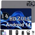2025 Neu 14 Zoll 24GB+256GB Android14 Tablet Octa Core 8MP+13MP 5GWiFi Tablet PC