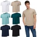 Q/S Herren T-Shirts by S.OLIVER kurzarm Rundhals Ausschnitt einfarbig | 2er Pack