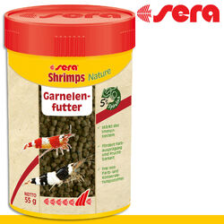 sera 100ml Shrimps Nature Futter Nährstoffe Fische Aquarium Wachstum Pflege