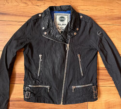 100%ORIG COLMAR HELL MADE CAPSULE  BIKER JACKE GR.44 ITAL. DE 38 M 1909